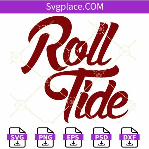 Alabama crimson tide SVG, Roll Tide SVG, Alabama role tide SVG, Alabama SVG