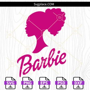 Barbie doll SVG, Barbie girl Ears svg, Barbie silhouette, Barbie svg