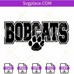 Bobcats college font SVG, Bobcats mascot SVG, Bobcats football Svg