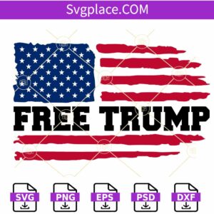 Free Trump flag SVG, Take America Back svg, Republican svg, Trump Clipart svg