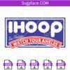 Ihoop so please watch your ankles SVG, Basketball Design svg, Funny Basketball Quote svg