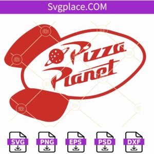 Pizza Planet SVG, toy story svg, pizza svg, disney svg, disneyland svg