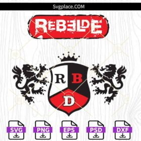 Rebelde logo SVG, Rebelde Tour Logo svg, RBD SVG, Rebelde SVG