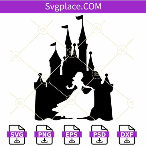 Snow white Disney castle SVG, Disney castle SVG, Disney svg, Snow White Princess Svg