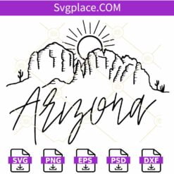 Arizona SVG, Arizona Shirt SVG, Arizona Travel SVG, Arizona PNG, Arizona State svg