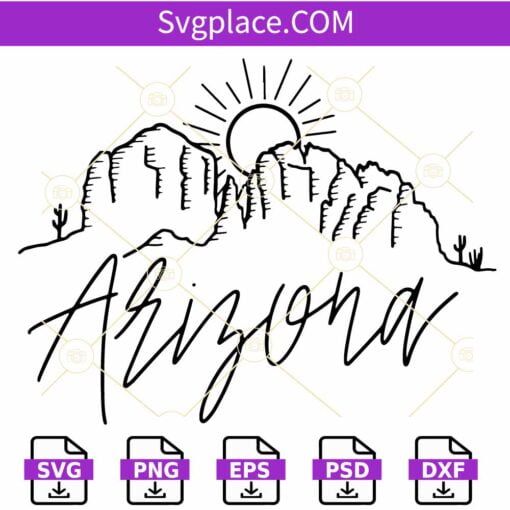 Arizona SVG, Arizona Shirt SVG, Arizona Travel SVG, Arizona PNG, Arizona State svg