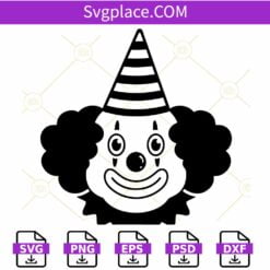 Birthday Clown svg, Clown Birthday SVG, Clown svg file, Circus svg, Happy Clown SVG