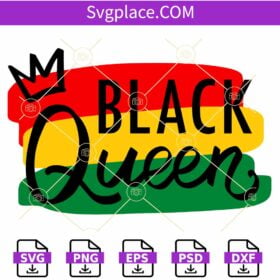 Black queen Juneteenth SVG, Afro queen svg, black power svg, Black woman svg