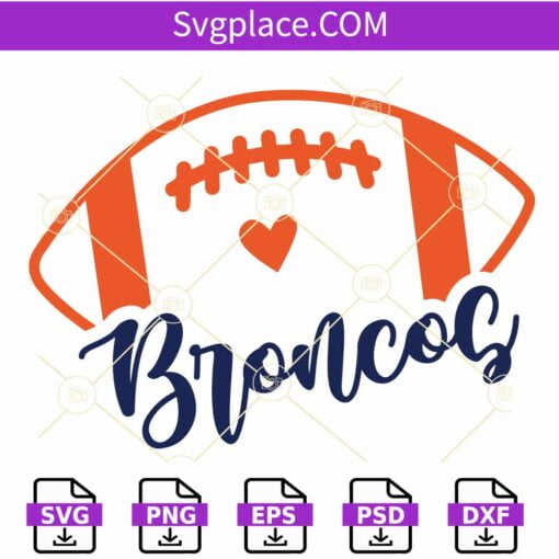 Broncos football SVG, Denver Broncos Football SVG, Denver Broncos Football Logo svg