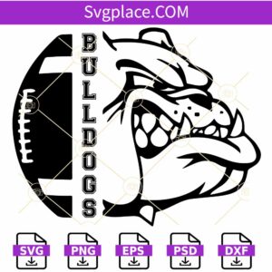 Bulldogs football SVG, Bulldogs Football SVG File, Georgia Bulldogs Football SVG