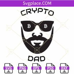 Crypto dad svg, Cryptocurrency Father’s Day Svg, Cryptocurrency svg, Doge Dad SVG