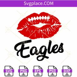 Eagles football lips svg, Philadelphia Eagles svg, Eagles svg, Lips Football svg