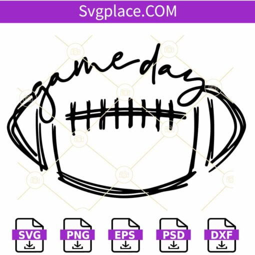 Game day football SVG, Game Day Svg, American Football Game Day Svg