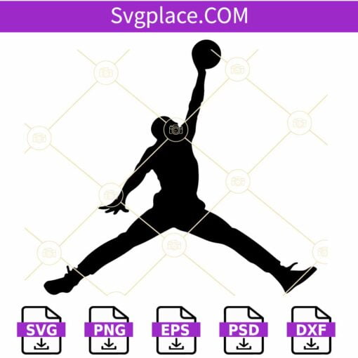 Jordan logo SVG, Jordan SVG File, Jordan Clipart svg, Jordan Jump Man svg