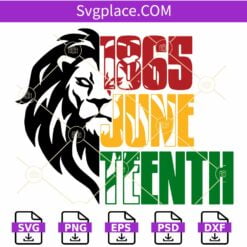 Juneteenth lion head SVG, Africa Lion SVG, Lion Black History svg, Black King svg