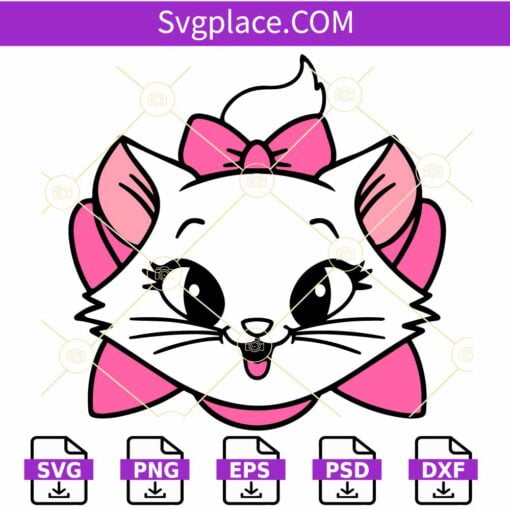 Marie Disney Cat SVG, Marie SVG, Marie SVG, Marie Clipart SVG, Marie PNG
