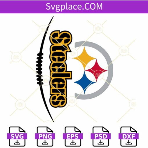 Pittsburgh Steelers football svg, Leopard Print svg, Pittsburgh Steelers svg, American Football Svg