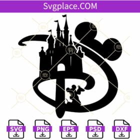 Disney Castle SVG, Castle Svg, Walt Disney and Mickey Mouse Svg