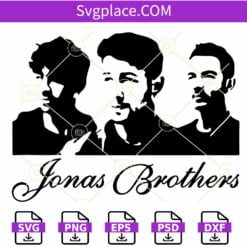 Jonas Brothers SVG, Jonas Brothers Logo SVG, The Jonas Brothers SVG, JOBROS SVG