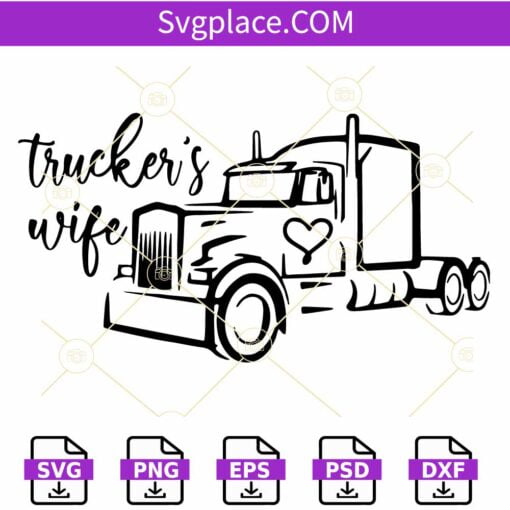 Semi truck Trailer SVG, Trailer Truck Svg, Truck Svg, Trucker Svg