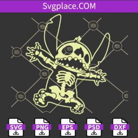 Stitch Halloween skeleton SVG, Stitch skeleton halloween SVG, Stitch skeleton SVG