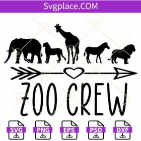 Zoo crew SVG, Animals SVG, Safari Wild Life SVG, Zoo  Animals SVG