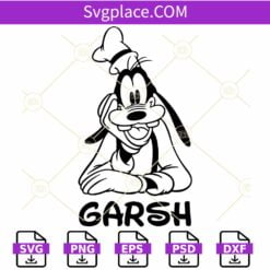 Garsh Goofy SVG, Garsh Goofy Vector Svg, Goofy Ears SVG, Disney SVG