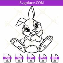 Thumper rabbit SVG, Bambi Bunny SVG, Disney SVG, Disneyland Character SVG