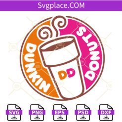 Dunkin Donuts coffee SVG