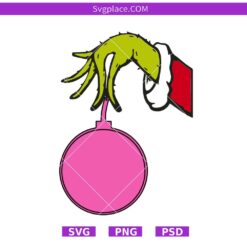 Grinch Hand SVG