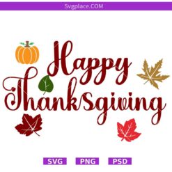  Happy Thanksgiving SVG,