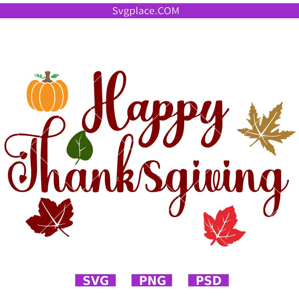 happy thanks giving-01 Happy Thanksgiving SVG,