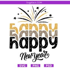 Happy New Year svg,