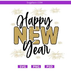 Happy New Year svg,