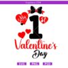 My First Valentine's Day svg, My 1st Valentines Day, Valentine's svg, My 1st Valentines Day, Valentine's svg