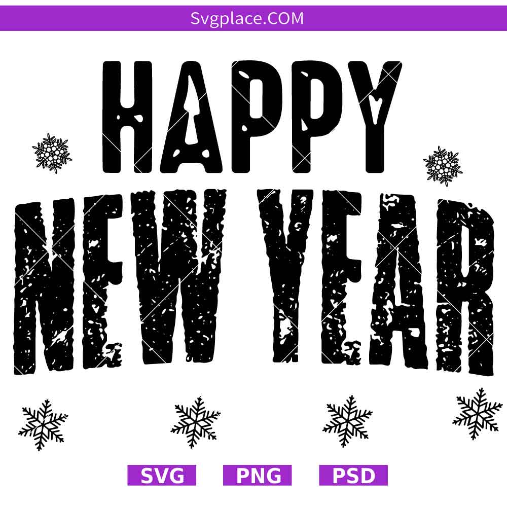 happy new year-01 Happy New Year svg