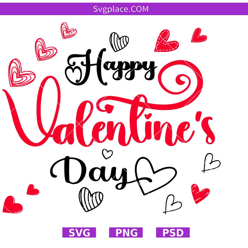 happy valentine day 1-01 Happy Valentine's Day svg,