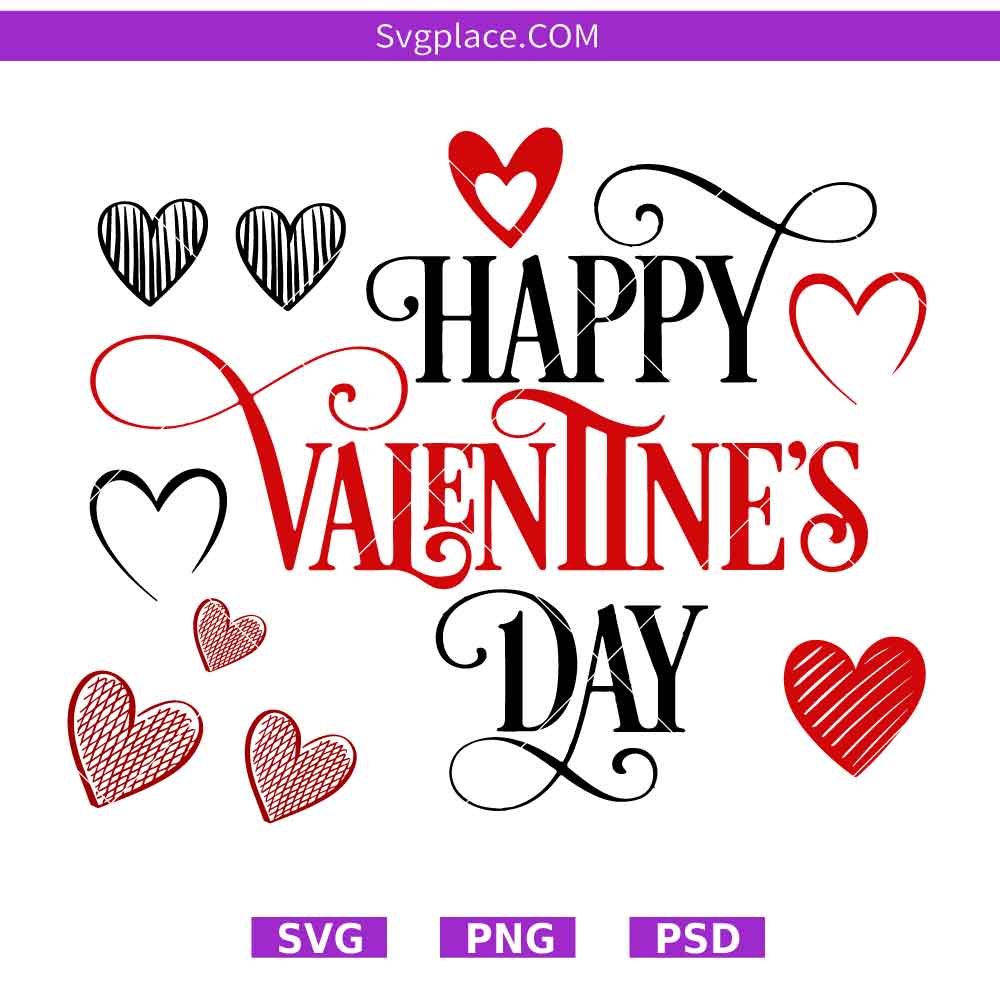happy valentine day 3-01 Happy Valentine's Day svg,