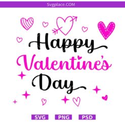 Happy Valentine's Day svg