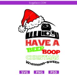   Have a Beep Boop Christmas - Digital Files: SVG