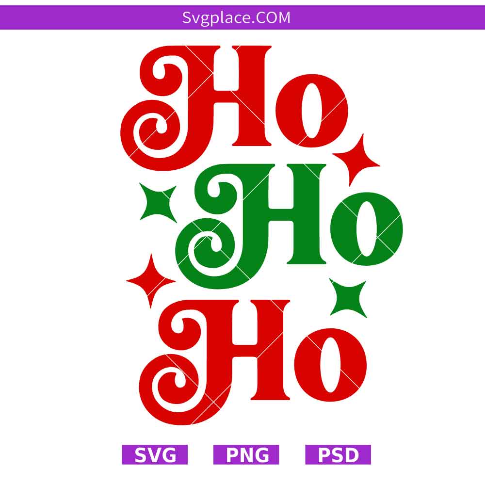 ho ho ho-01-01 Ho Ho Ho SVG