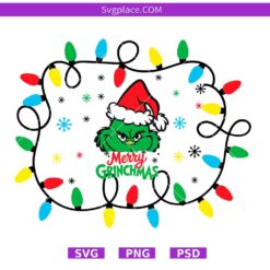 Merry Grinchmas svg,