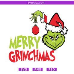 Merry Grinchmas svg,