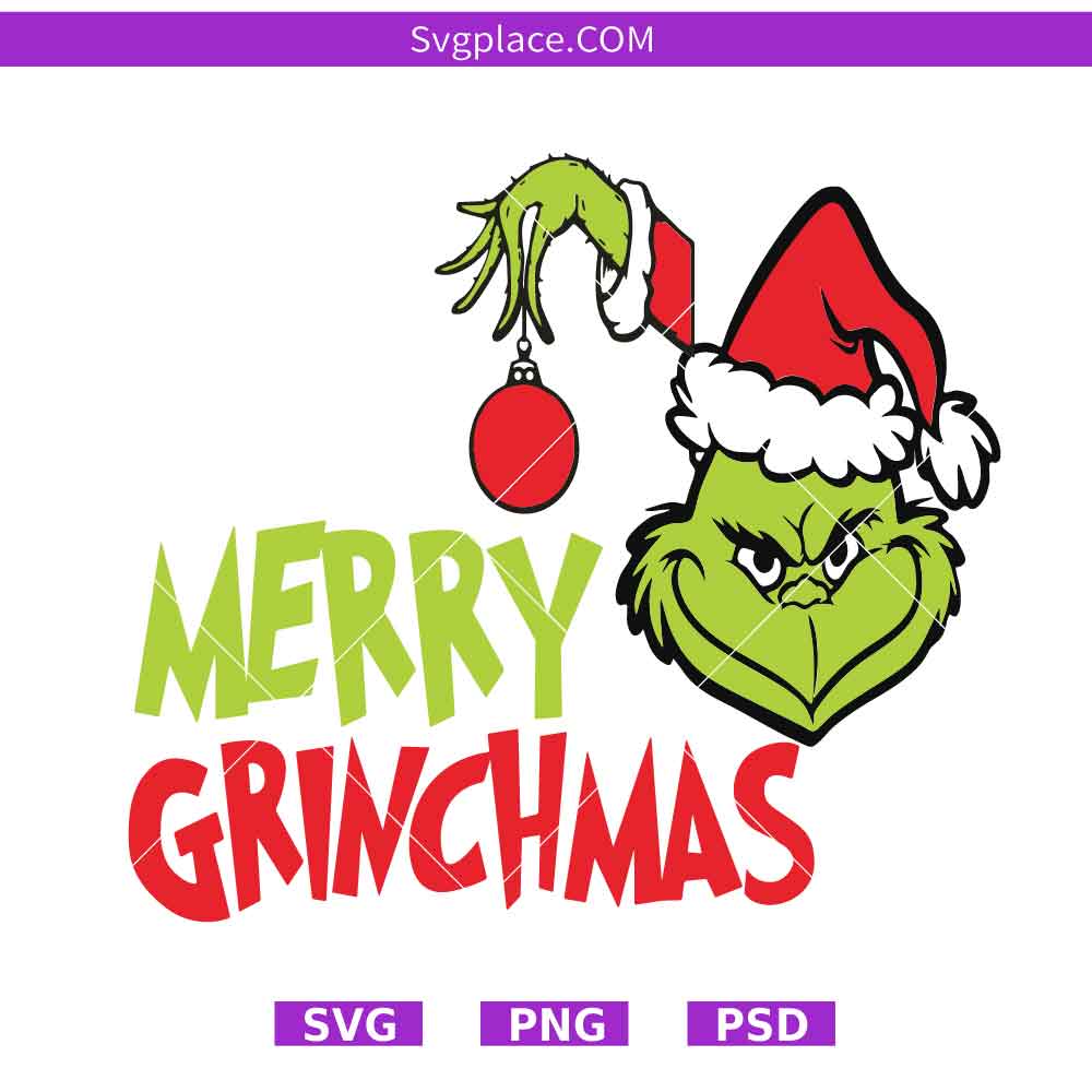 merry grinchmas 1-01 Merry Grinchmas svg,