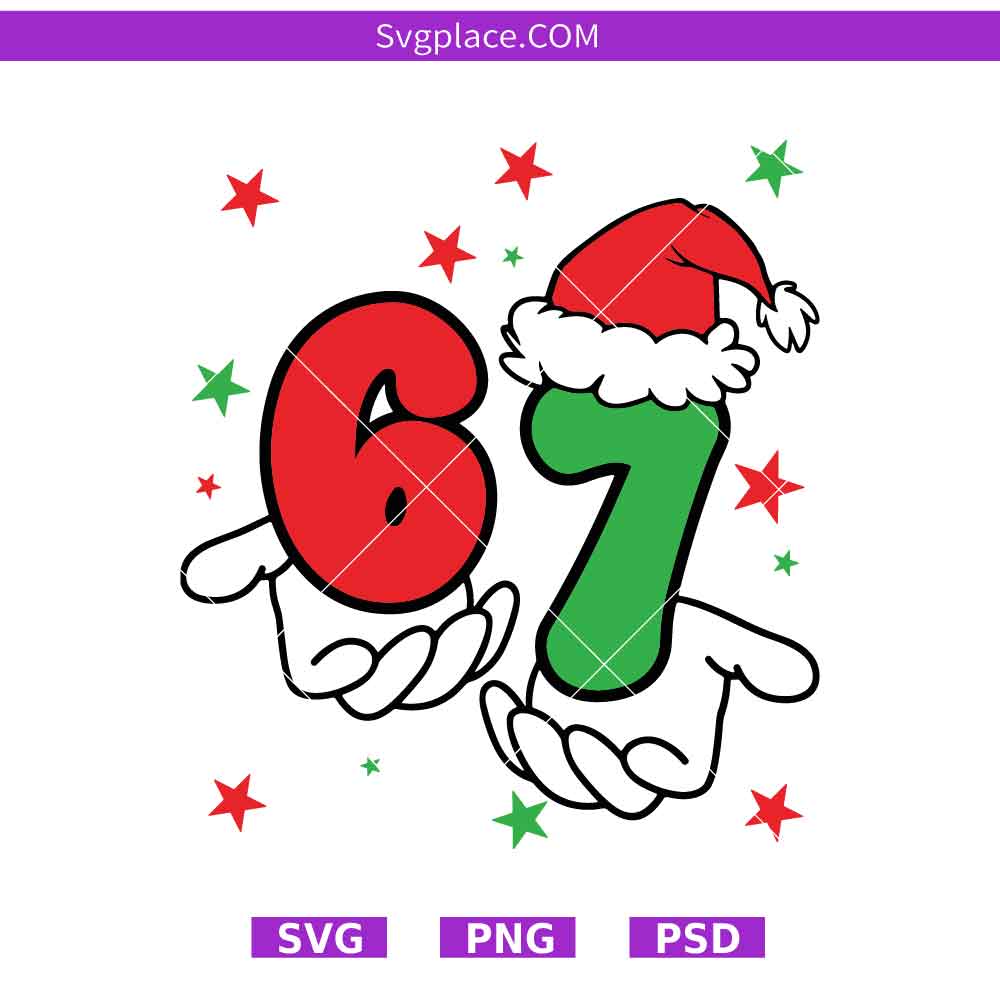 santa 67 svg-01 Santa 6 7 SVG,
