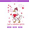 Valentine Goose svg