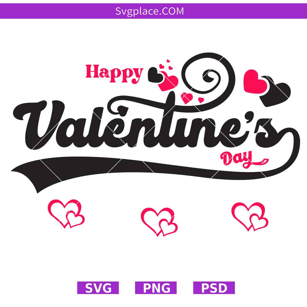 HAPPY VALENTINES DAY 5-01 Happy Valentine's Day SVG