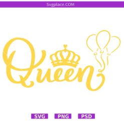 Queen crown svg