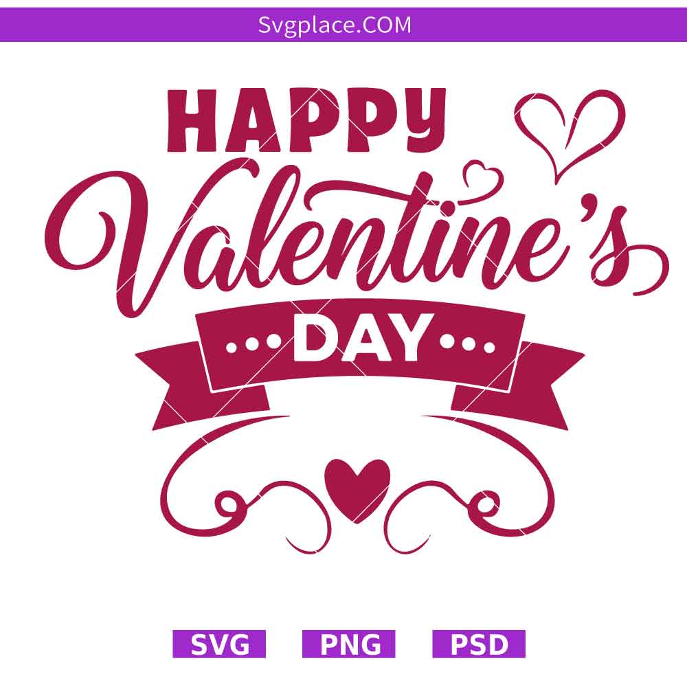 SVG Template-01 Happy Valentine's Day SVG,