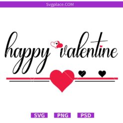Happy Valentine svg,